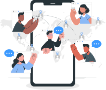 Social Media Audience Engagement Illustration