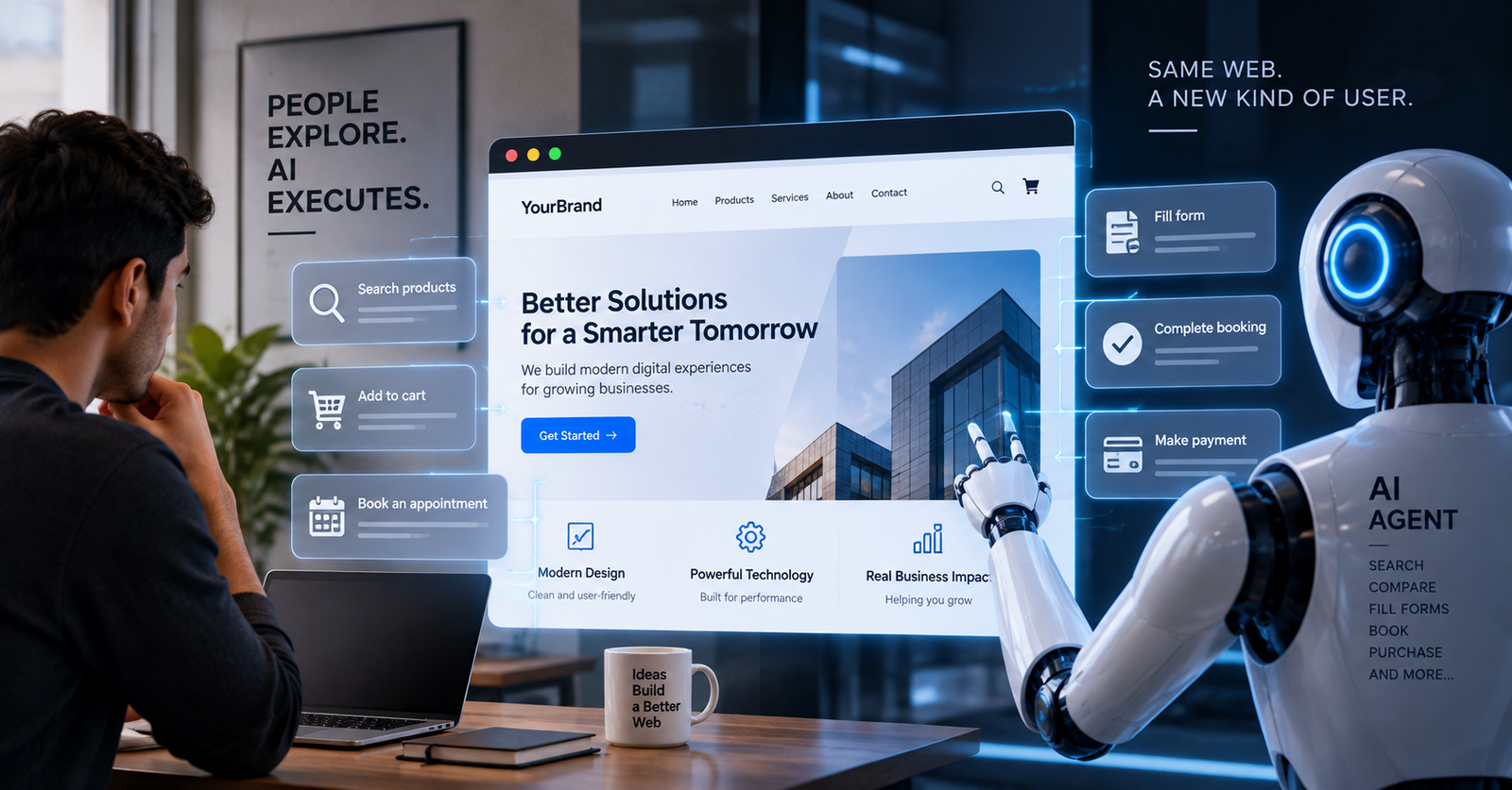 Websites Were Built for Humans. What Happens When AI Starts Using Them?