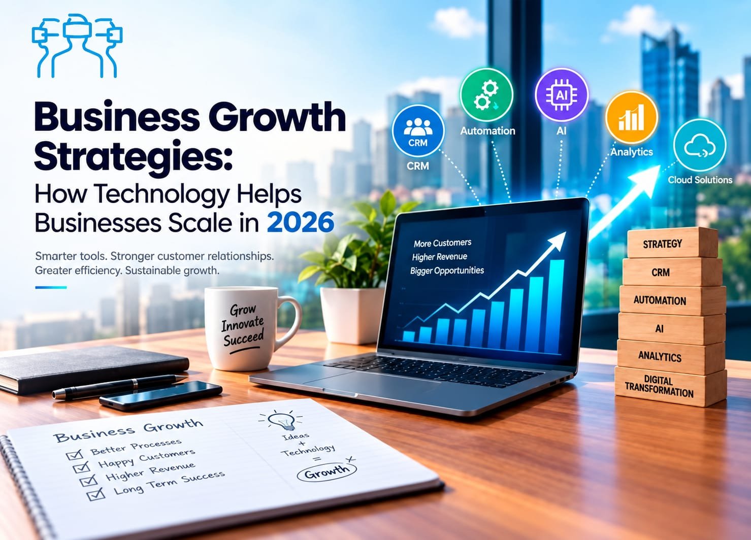 Business Growth Strategies: How Technology Helps Businesses Scale in 2026